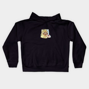 Raccoon in Space Kids Hoodie